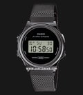 Casio General A171WEMB-1ADF Digital Dial Black Stainless Steel Mesh Band-0