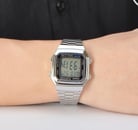 Casio General A178WA-1ADF Vintage Digital Dial Stainless Steel Band-4