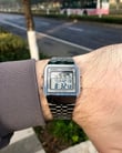 Casio General A500WA-7DF World Time Digital Dial Stainless Steel Band-3