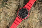 Casio General AE-1000W-4AVDF 10 Year Battery Life Digital Dial Red Resin Band-4