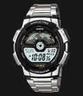 Casio General AE-1100WD-1AVDF Digital Dial Stainless Steel Band-0