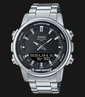 Casio General AMW-880D-1AVDF Digital-Analog Dial Stainless Steel Band-0