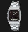 Casio General AQ-230A-1DMQ Digital Analog Dial Stainless Steel Band-0