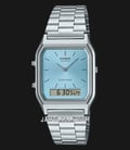 Casio General AQ-230A-2A1MQYDF Vintage Digital Analog Blue Dial Stainless Steel Band-0