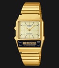 Casio General AQ-800EG-9ADF Light Gold Dial Gold Stainless Steel Band-0