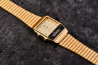 Casio General AQ-800EG-9ADF Light Gold Dial Gold Stainless Steel Band-5