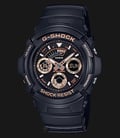 Casio G-Shock Special Color Models AW-591GBX-1A4DR Black Digital Analog Dial Black Resin Band-0