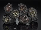 Casio G-Shock Special Color Models AW-591GBX-1A4DR Black Digital Analog Dial Black Resin Band-5