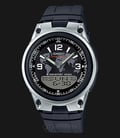 Casio AW-80-1A2VDF - 10 Year Battery - Black Resin Band-0