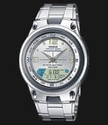 Casio Standard AW-82D-7AVDF - Fishing Gear - 10 Year Battery - Stainless Steel Band-0