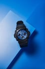 Casio G-Shock AWG-M100SBP-1AJF Blue Paisley Pattern Tough Solar Digital Analog Dial Black Resin Band-3