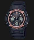 Casio G-Shock AWG-M100SF-1A5JR Fire Package Multiband 6 Black Dial Black Resin Band-0
