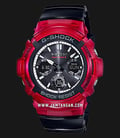 Casio G-Shock AWG-M100SRB-4AJF Red Black and White RB Series Multiband 6 Black Dial Black Resin Band-0