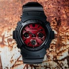 Casio G-Shock AWR-M100SAR-1ADR Black X Red Series Digital Analog Dial Black Resin Band-3
