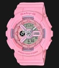 Casio Baby-G BA-110-4A1DR Pink Bouquet Collection Digital Analog Dial Pink Resin Band-0