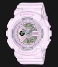 Casio Baby-G BA-110-4A2DR Pink Bouquet Collection Digital Analog Dial Soft Pink Resin Band-0