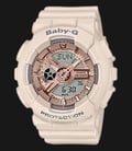 Casio Baby-G BA-110CP-4ADR Special Color Models Digital Analog Dial Light Biege Resin Band-0