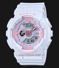 Casio Baby-G BA-110FH-2ADR Fantasy Holographic Colors Digital Analog Dial Pastel Blue Resin Band-0