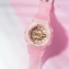 Casio Baby-G BA-110SC-4ADR Spring And Summer Digital Analog Dial Pink Resin Band-3