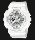 Casio Baby-G BA-110X-7A3DR Digital Analog Dial White Resin Band-0