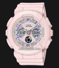 Casio Baby-G BA-130WP-4ADR Special Color Ladies Digital Analog Dial Pink Icy Pastel Resin Band-0