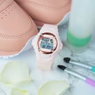 Casio Baby-G BG-169G-4BDR Pink Bouquet Collection Digital Dial Pink Resin Band-4