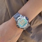 Casio Baby-G BG-169R-8BDR Whale Series Tosca Digital Analog Dial Black Clear Resin Band-4