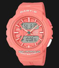 Casio Baby-G BGA-240BC-4ADR Ladies Pink Digital Analog Dial Pink Resin Strap-0