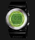 Casio Baby-G BGD-100-1BDR Color Series Black-Green Resin-Stainless Steel Case-0