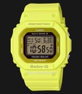 Casio Baby-G BGD-5000MD-9JF Ladies Digital Dial Yellow Resin Strap-0