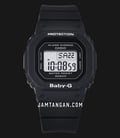 Casio Baby-G BGD-560-1DR Simple Style Digital Dial Black Resin Band-0
