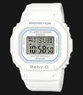 Casio Baby-G BGD-560-7DR Ladies Digital Dial White Resin Band-0