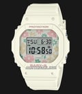 Casio Baby-G BGD-565RP-7DR Retro Pop Floral Pattern Digital White Dial White Pastel Resin Band-0
