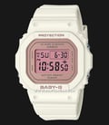 Casio Baby-G BGD-565SC-4DR Digital Pink Dial White Pastel Resin Band-0