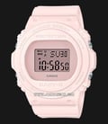 Casio Baby-G BGD-570-4DR Classic Retro Ladies Pink Digital Dial Pink Resin Band-0