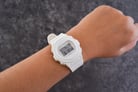 Casio Baby-G BGD-570-7DR Classic Retro Ladies White Digital Dial White Resin Band-7