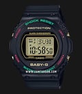 Casio Baby-G BGD-570TH-1DR Throwback 1990s Series Christmas Accents Digital Dial Black Resin Band-0