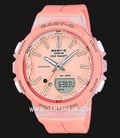 Casio Baby-G FOR RUNNING SERIES BGS-100-4ADR Ladies Digital Analog Watch Pink Resin Band-0