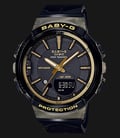 Casio Baby-G For Runners BGS-100GS-1ADR Ladies Digital Analog Black Resin Band-0