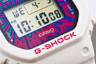 Casio G-Shock DW-5600DN-7DR Psychedelic Multi Colors Series Digital Dial White Resin Band-10