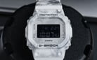 Casio G-Shock DW-5600GC-7DR Square Grunge Snow Camouflage Digital Dial Camouflage Resin Band-5