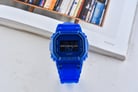 Casio G-shock DW-5600SB-2DR Jelly Color Skeleton Series Blue Digital Dial Blue Clear Resin Band-4