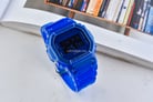 Casio G-shock DW-5600SB-2DR Jelly Color Skeleton Series Blue Digital Dial Blue Clear Resin Band-5