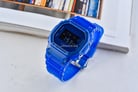 Casio G-shock DW-5600SB-2DR Jelly Color Skeleton Series Blue Digital Dial Blue Clear Resin Band-6