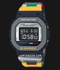 Casio G-Shock DW-5610MT-1DR Mix Tape Series Digital Dial Dual Tone Stainless Steel With Resin Band-0