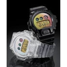 Casio G-Shock DW-6900SP-7DR For 25th Anniversary Digital Dial White Transparent Resin Band-4