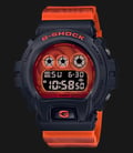 Casio G-Shock DW-6900TD-4DR Time Distortion Series Digital Dial Printed Orange Resin Band-0