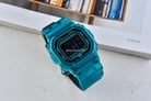 Casio G-Shock DW-B5600G-2DR Digital Dial Turquoise Transparent Resin Band-6