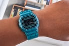 Casio G-Shock DW-B5600G-2DR Digital Dial Turquoise Transparent Resin Band-8