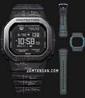 Casio G-Shock DW-H5600EX-1DR 40th Anniversary Smartwatch G-Squad Resin Band + Extra Bezel And Band-0